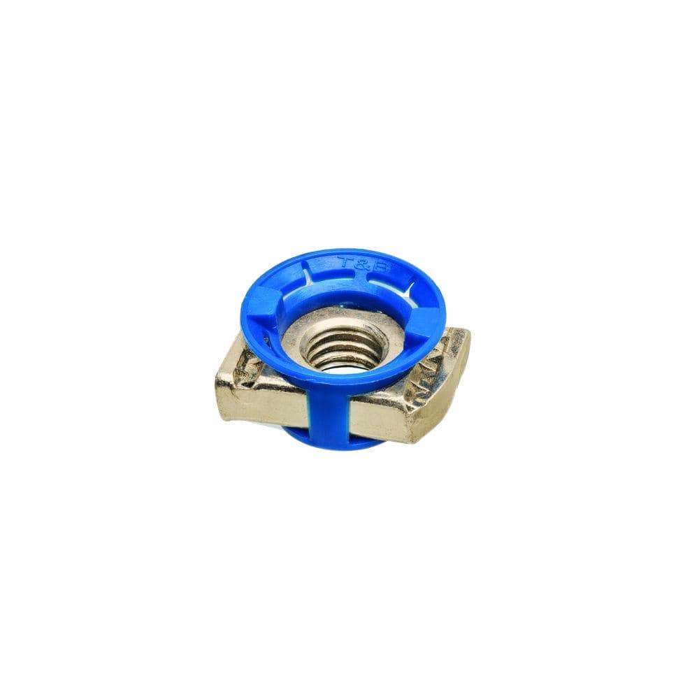 Superstrut 3/8 in. Nylon Strut Fitting Cone Nut in Gold Galvanized (5-Pack) (ZCM1003/8-10)
