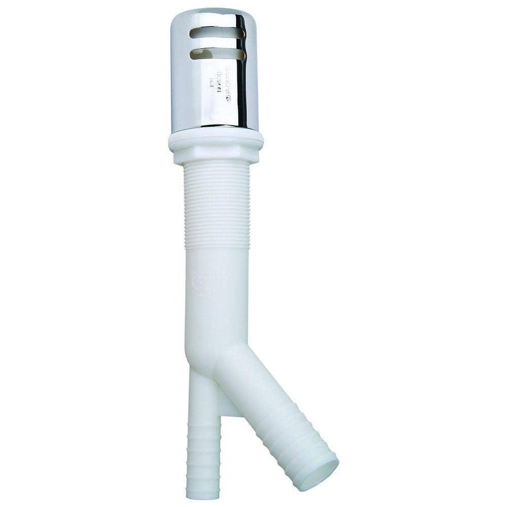 BrassCraft 5/8 in. O.D. x 7/8 in. O.D. Chrome Plated Dishwasher Air Gap