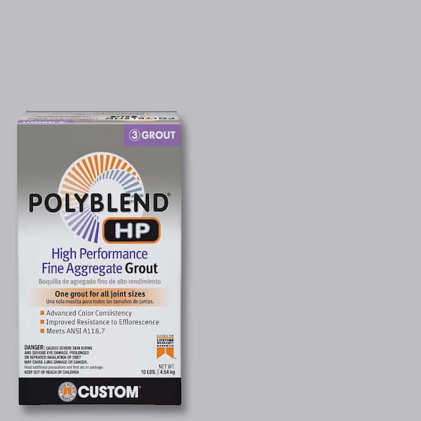Custom Building Products Polyblend HP #115 Platinum 10 lbs. High Performance Fine Aggregate Grout