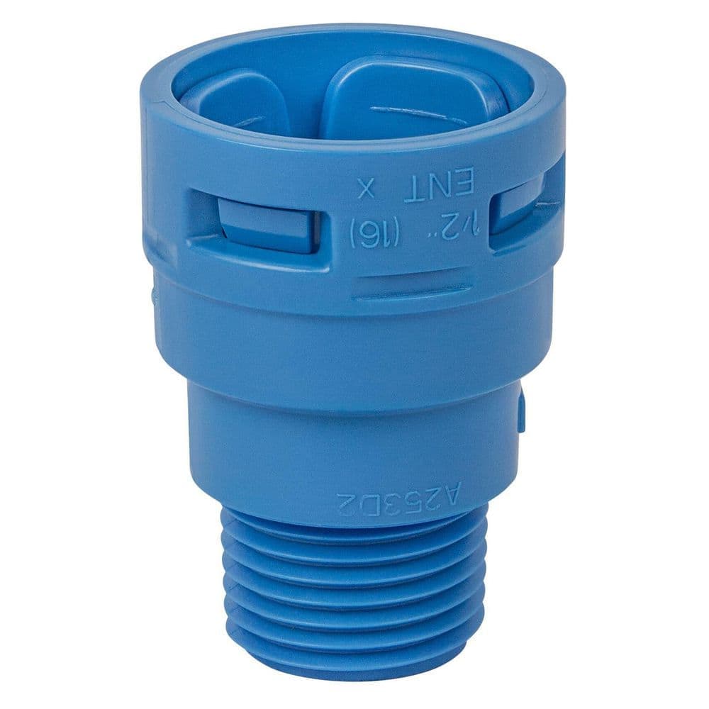 Carlon 1/2 in. Polycarbonate ENT 2-Piece Threaded Adapter