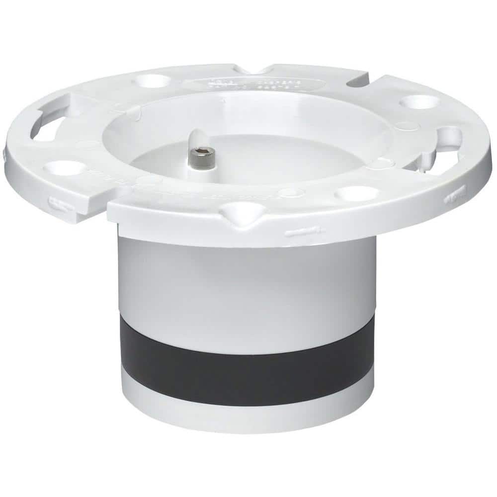 Oatey 4 in. PVC Open Toilet Flange Replacement