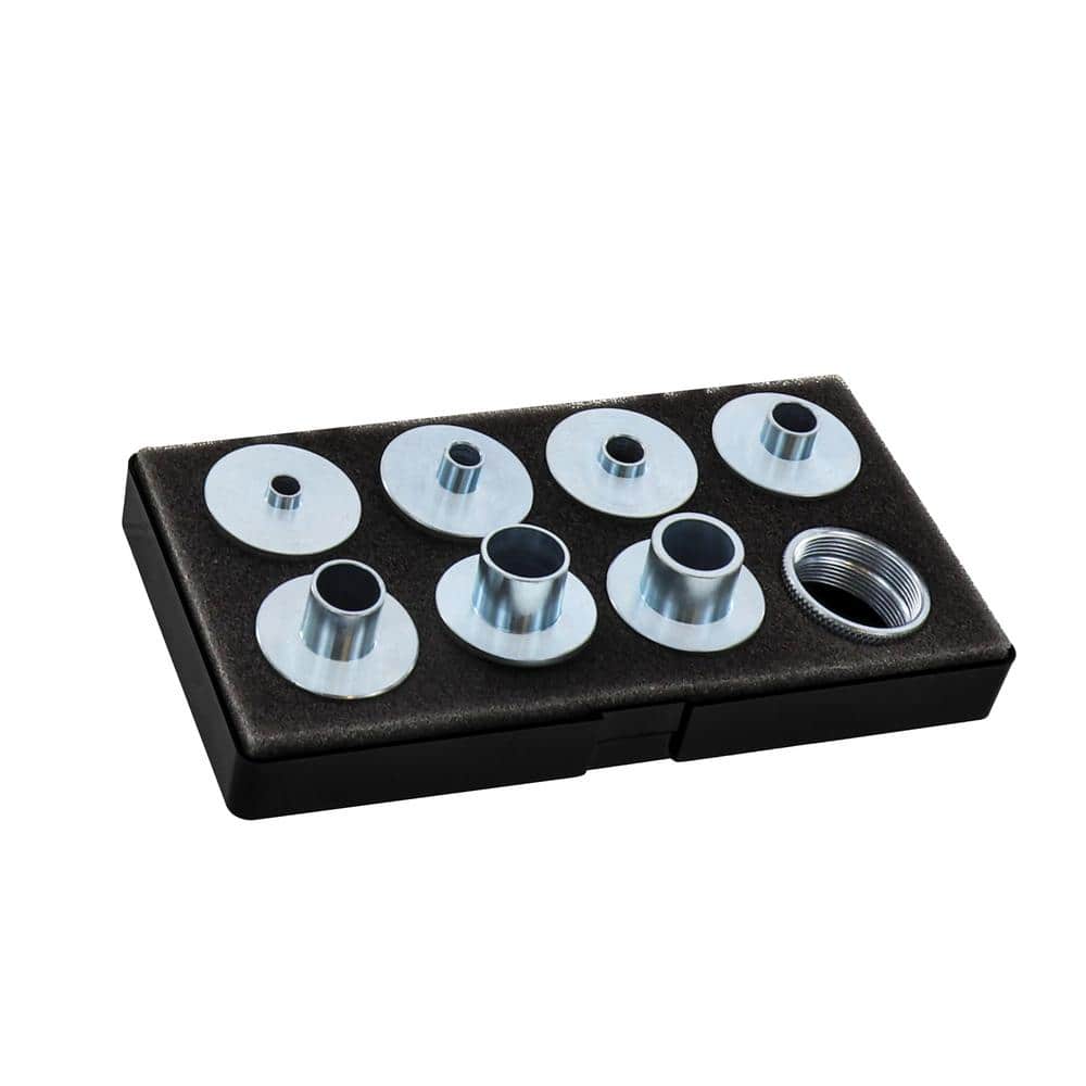 Milescraft Metal Bushing Set - Router Template Guide Set (11-Piece)