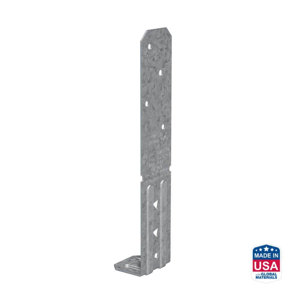 Simpson Strong-Tie SSP 18-Gauge ZMAX Galvanized Single Stud Plate