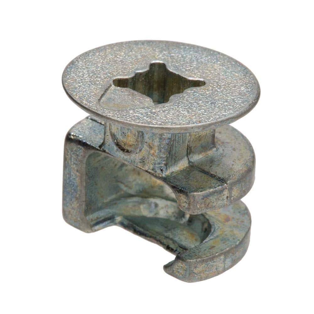 Everbilt 15 mm x 12.5 mm Zinc-Plated Phillips Drive Cam Connector (4-Piece)