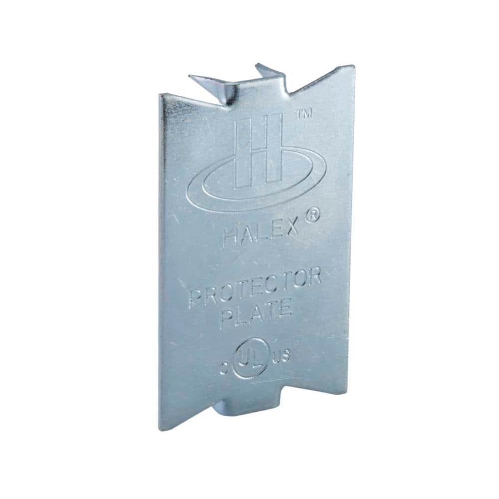 Halex 1-1/2 in. x 2-1/2 in. Conduit Zinc-Plated Steel Nail Plate (1-pack)