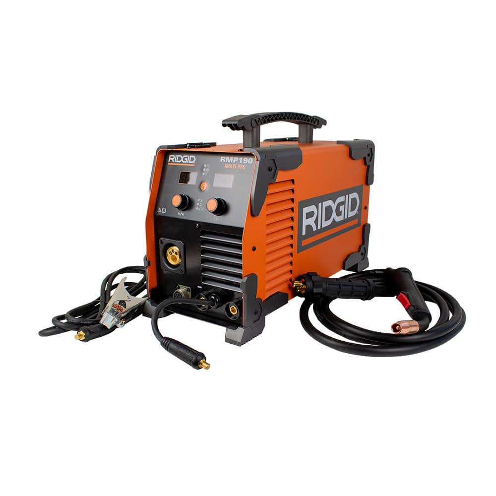 RIDGID 190 Amp, 120-Volt/240-Volt Electric, Multi-Process Welder