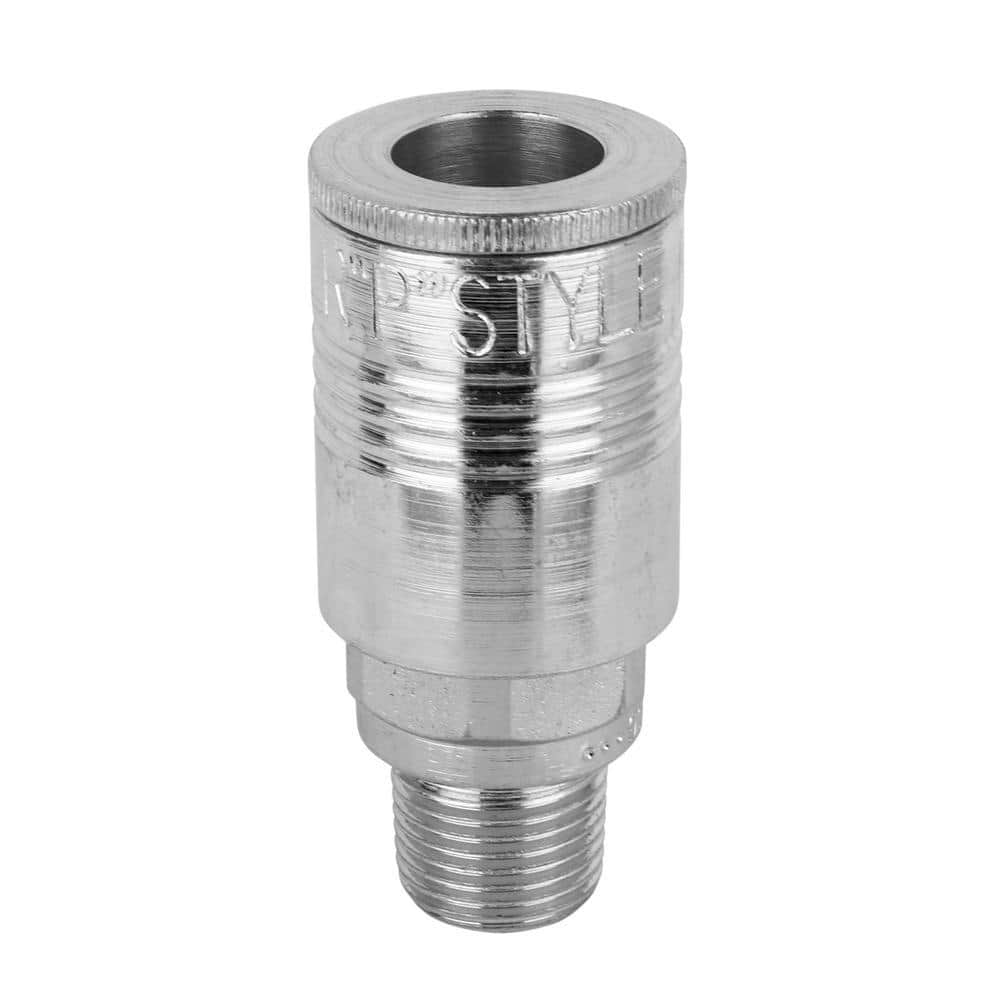 Milton 3/8 in. MNPT P Style Coupler