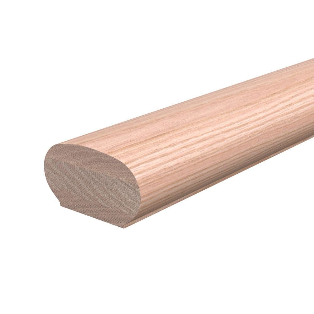 EVERMARK Stair Parts 6042 1 ft. Unfinished Red Oak Wood Wall Handrail