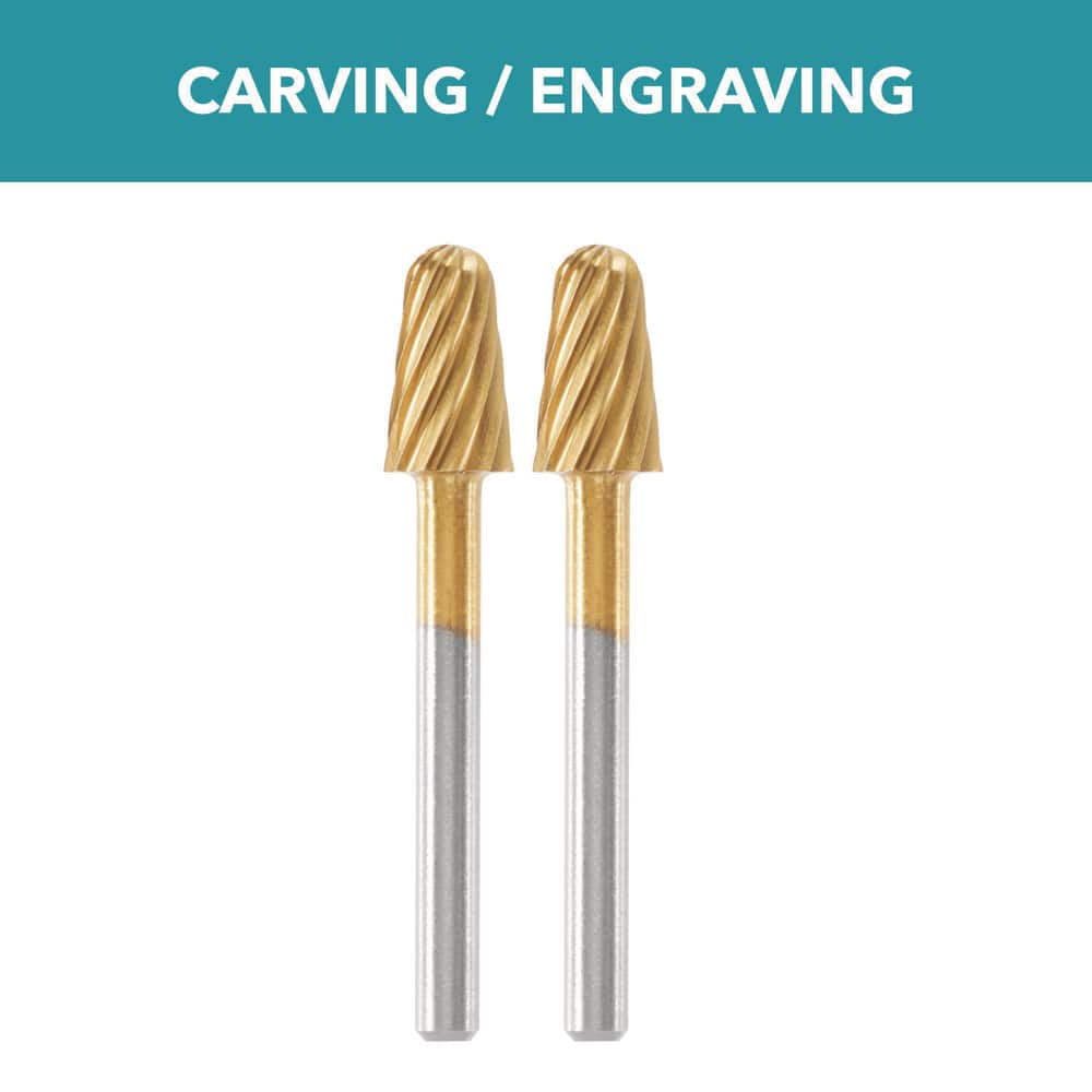 Dremel Max Life 1/4" Rotary Carving Bit (2-Pack)