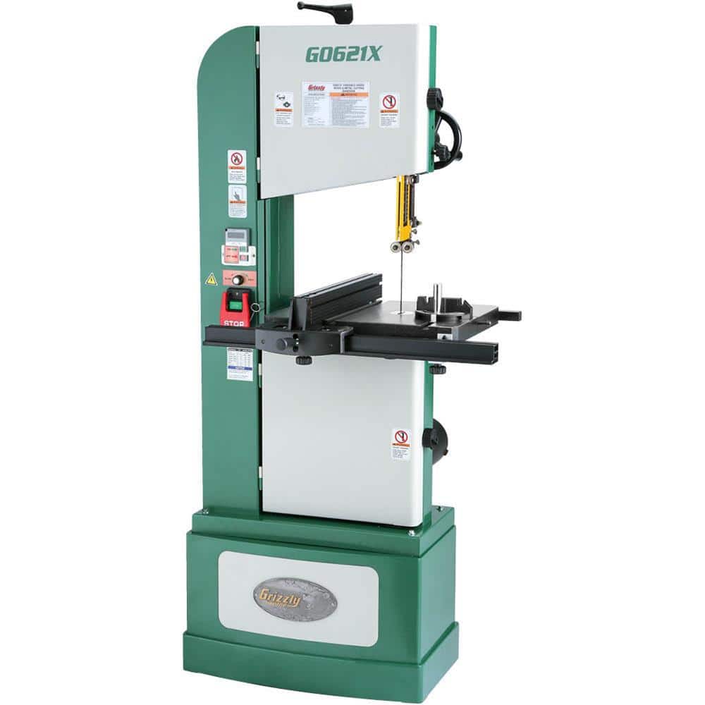 Grizzly Industrial 13-1/2 in. 1-1/4 HP Vertical Wood/Metal Bandsaw