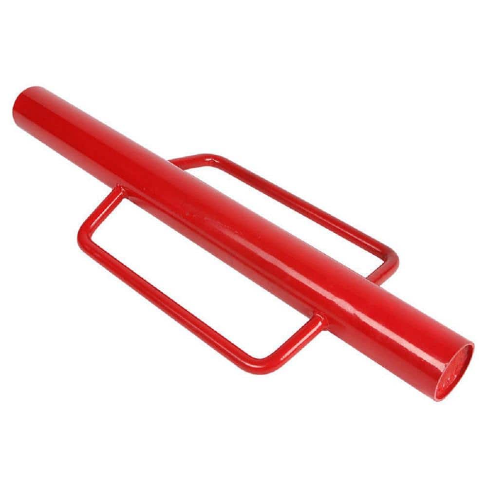 Acorn Hardware 10 in. x 24 in. Red Metal Heavy Duty T Post Driver
