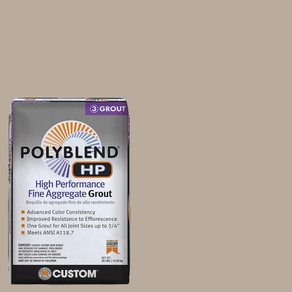 Custom Building Products Polyblend HP #386 Oyster Gray 25lb High Performance Fine Aggregate Grout