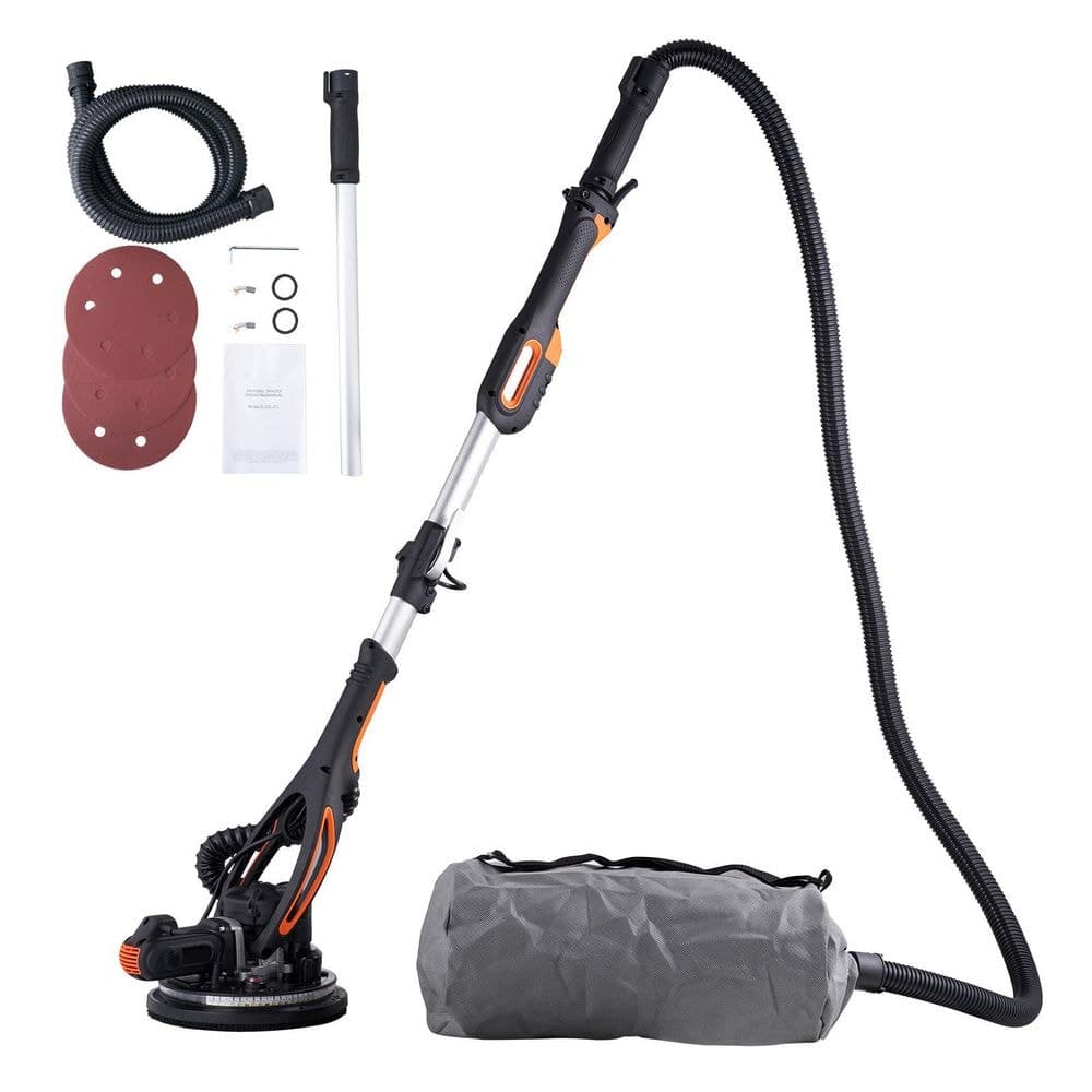 SKYSHALO Wall Smoother, 900-Watt Power Tool, Includes 12 Sanding Pads, Adjustable Speeds from 800-1800 RPM, 3 Vacuum Tubes