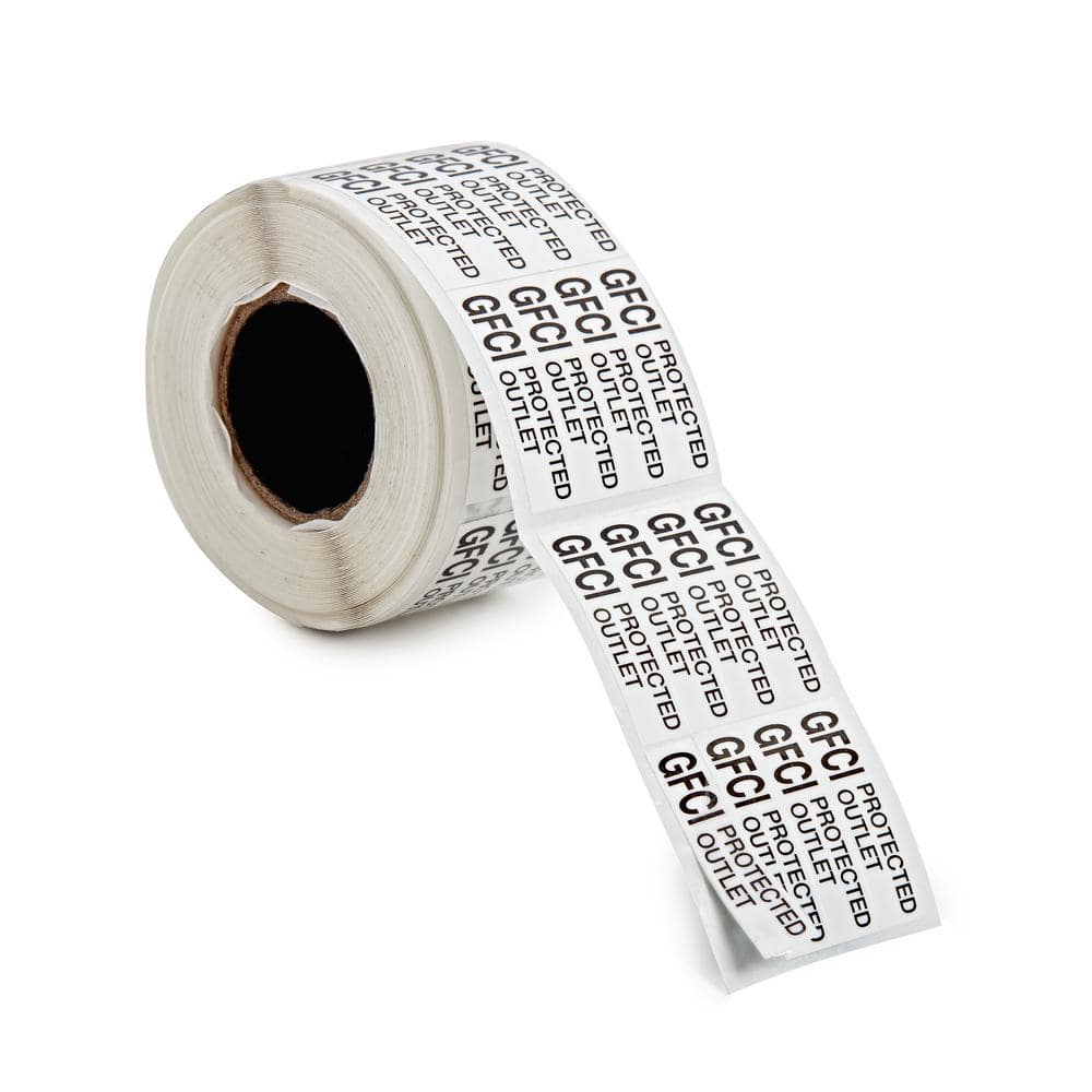 Leviton GFCI Protected Outlet Labels (1-Pack) GFLBL-LBL