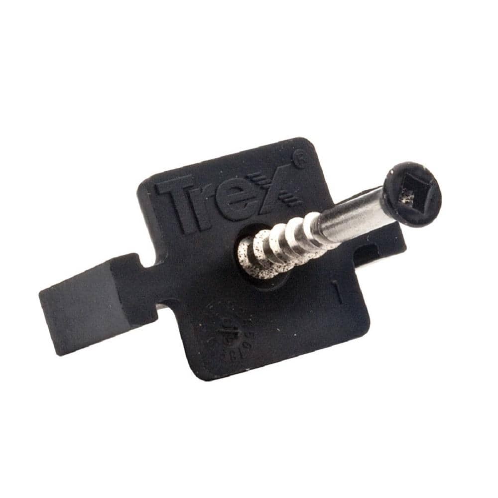 Trex Hideaway 50 sq. ft. Universal Hidden Deck Fasteners Black