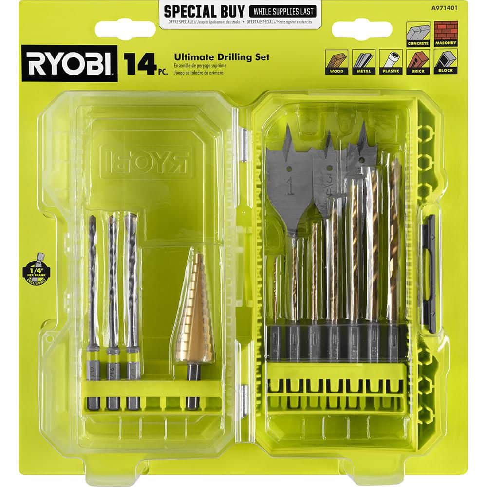 RYOBI Ultimate Drilling Set (14-Pieces)