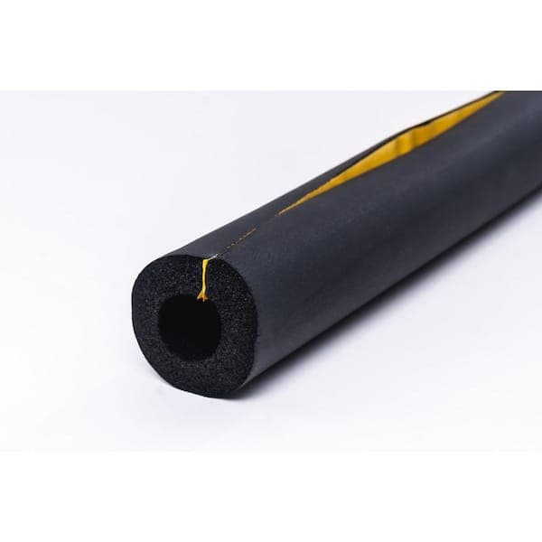 Everbilt 1/2 in. Rubber Self-Seal Pipe Insulation (5/8 in. ID x 6 ft.)