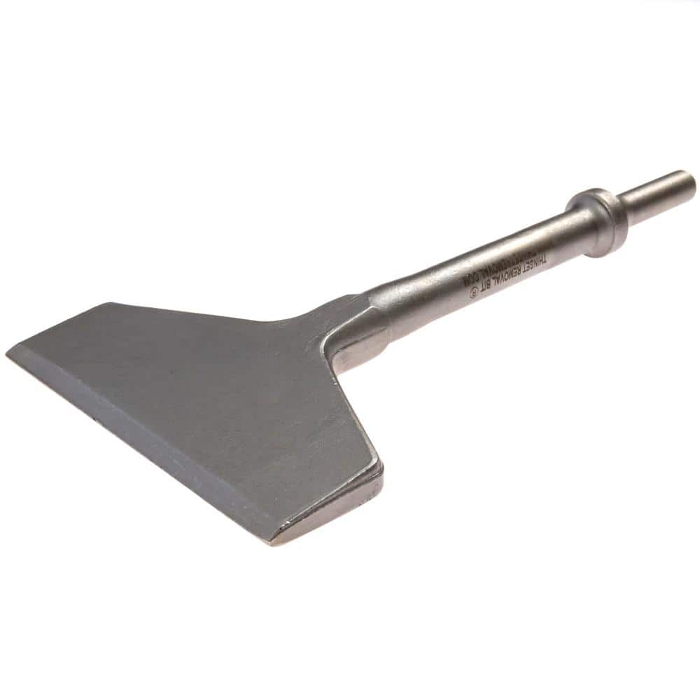 Thinset Removal Bit 4 in. x 7.5 in. Round Shank Scaling Chisel
