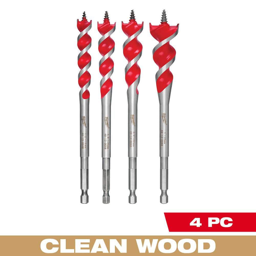 Milwaukee SPEED FEED Auger Wood Drilling Bit Set