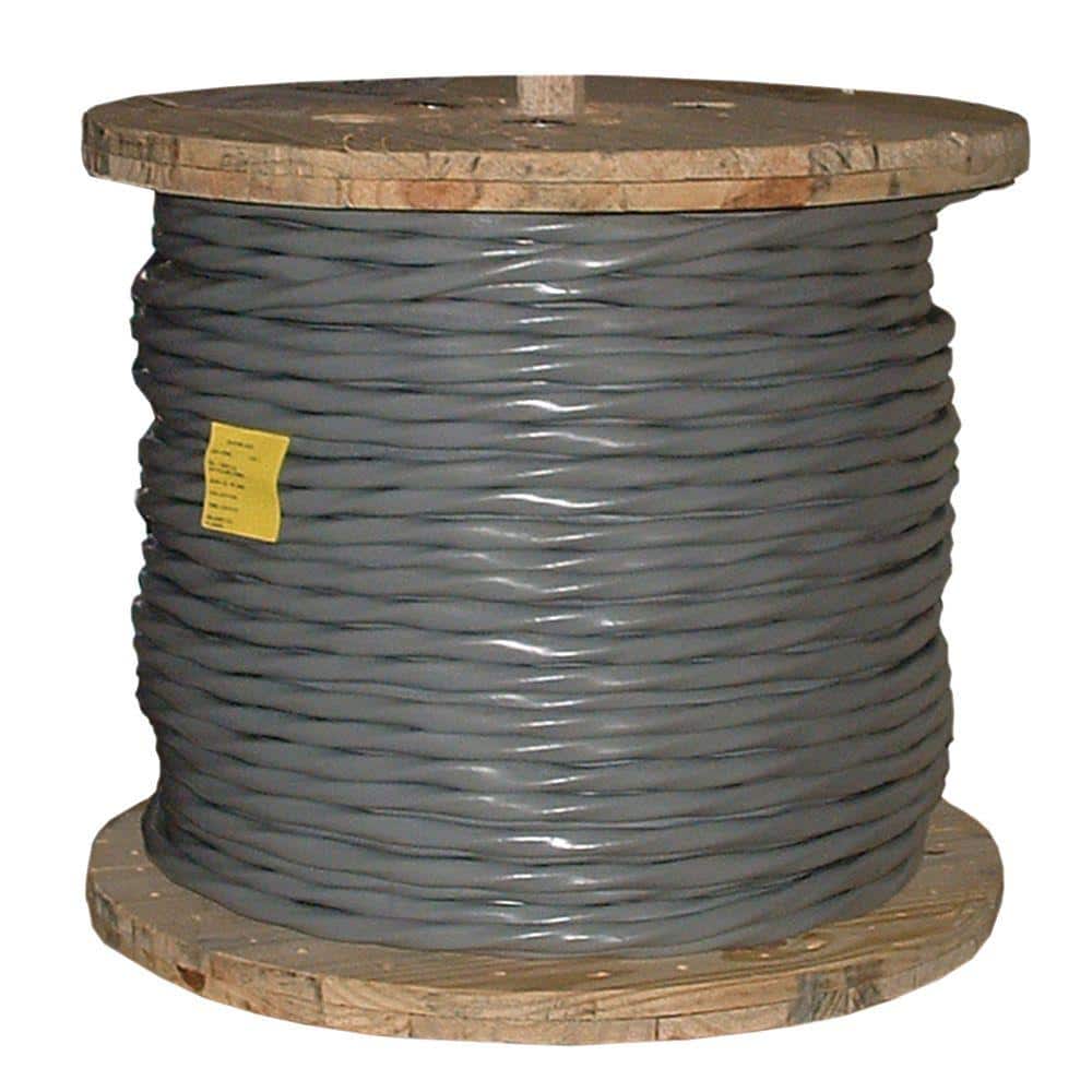 Southwire (By-the-Foot) 6-6-6-6 Gray Stranded AL SER Cable