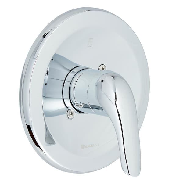 Glacier Bay 1-Handle Valve Trim Kit in Chrome (Valve Not Included)