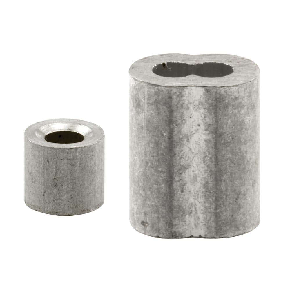 Prime-Line 1/8 in. Aluminum Ferrules and Stops