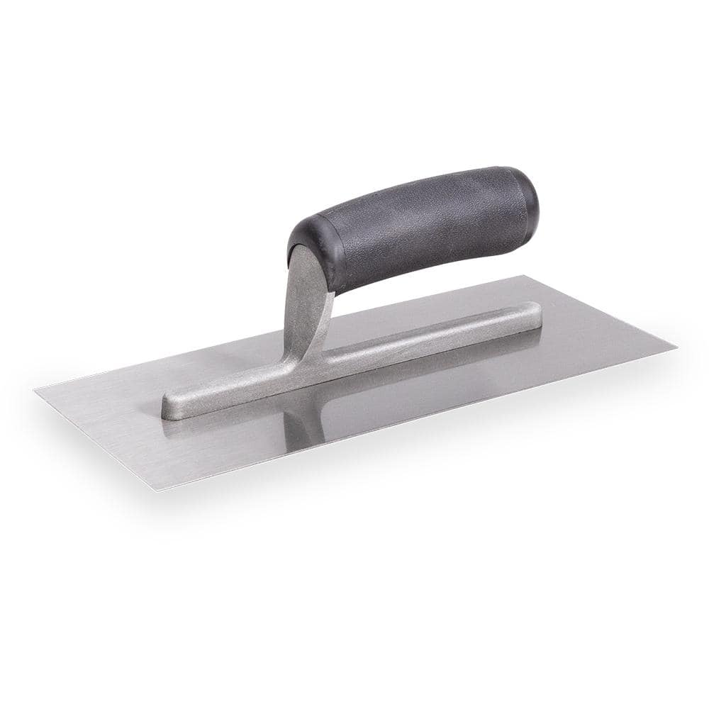 Wal-Board Tools 4.5 in. x 11 in. Curved Drywall Trowel with Plastic Handle