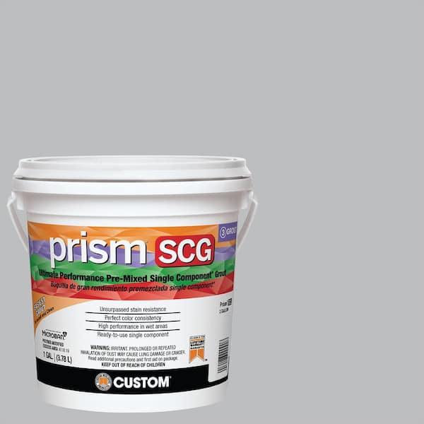 Custom Building Products Prism SCG #115 Platinum 1 gal. Ultimate Performance Pre-Mixed Single Component Grout