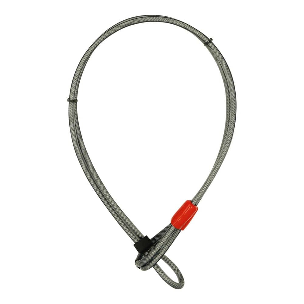 DoubleLock Fox-7, Security Cable 7.2 ft. x 10 mm Braided Steel with Vinyl Coating