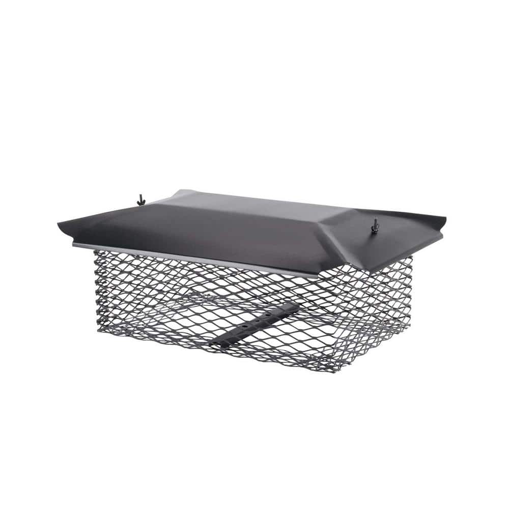 HY-C 20-1/2 in. x 13 in. Chimney Cap in Black Galvanized Steel