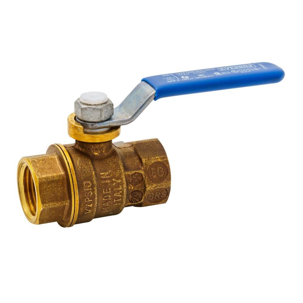 Everbilt Brass FPT Full Port Threaded Ball Valve