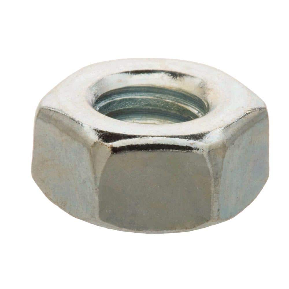 Everbilt 3/8 in.-16 Zinc Plated Hex Nut (25-Pack)