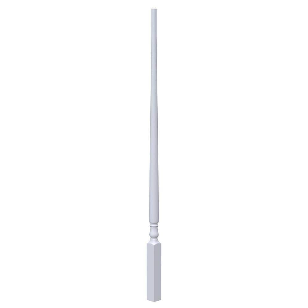 EVERMARK Stair Parts 36 in. x 1-1/4 in. 5015 Primed Tapered Wood Baluster for Stair Remodel