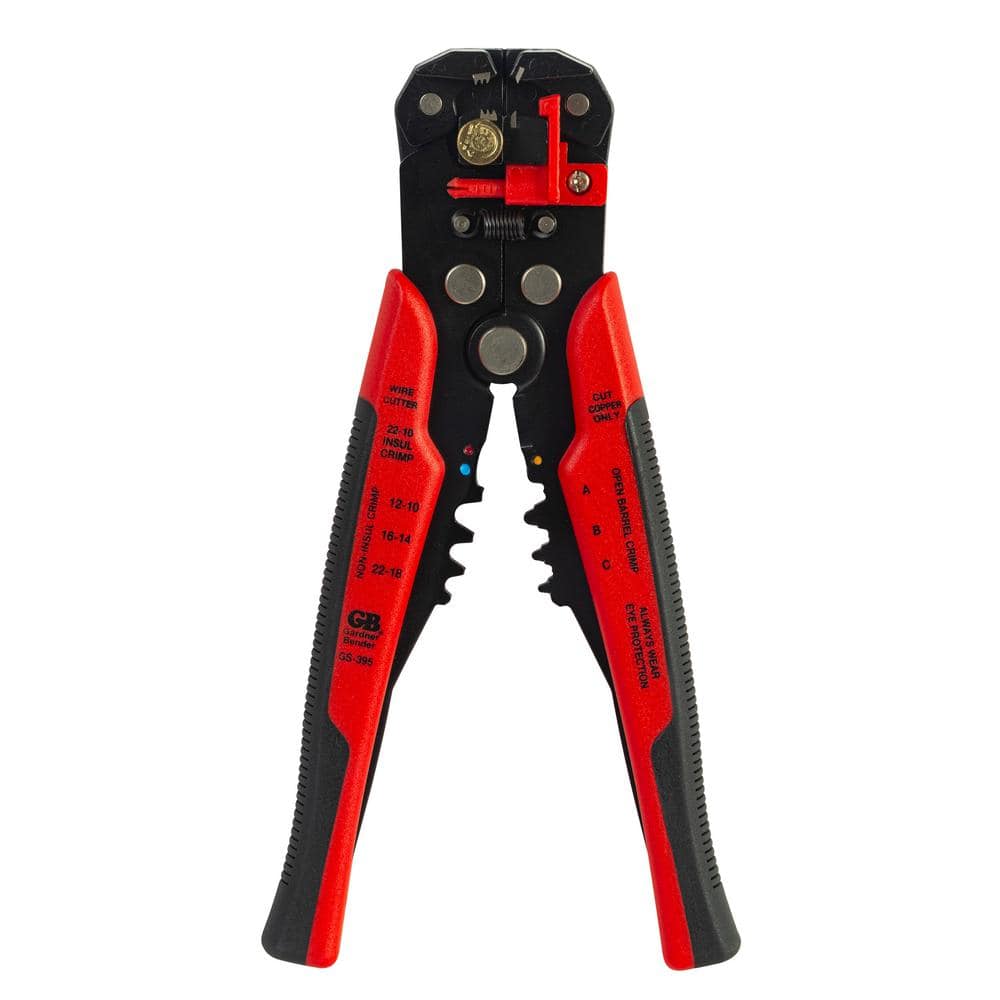 Gardner Bender 8.25 in. Wire Stripper/Cutter/Crimper with Adjustable Tensioning Wheel