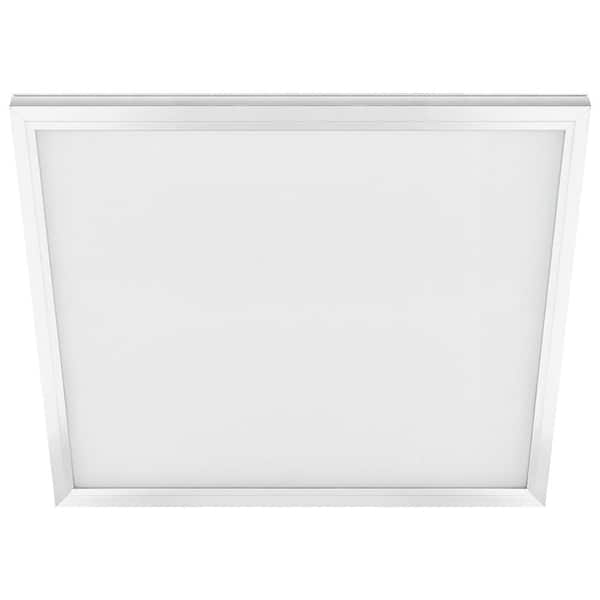 Commercial Electric 1 ft. x 1 ft. 11-Watt Dimmable White Integrated LED 800 Lumens Flat Panel Flush Mount Ceiling Light Color Change 5CCT