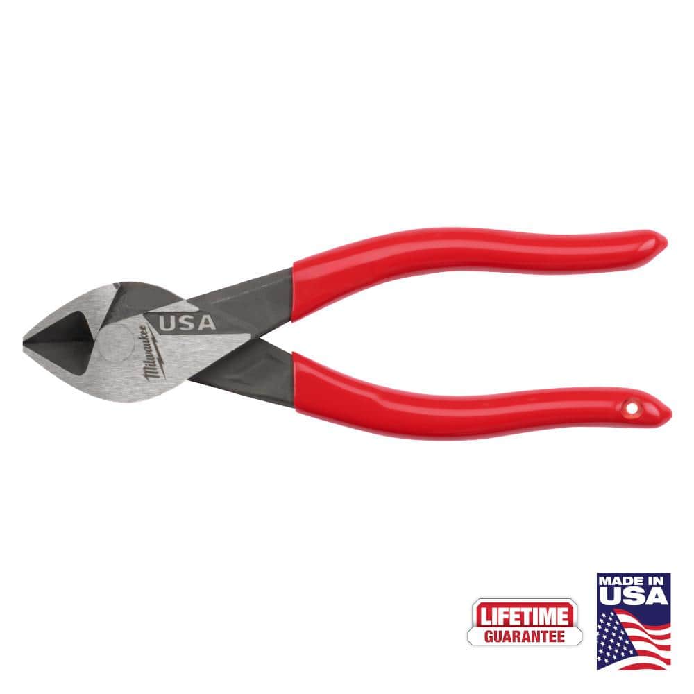 Milwaukee 6 in. Diagonal Cutting Pliers with Dipped Grip