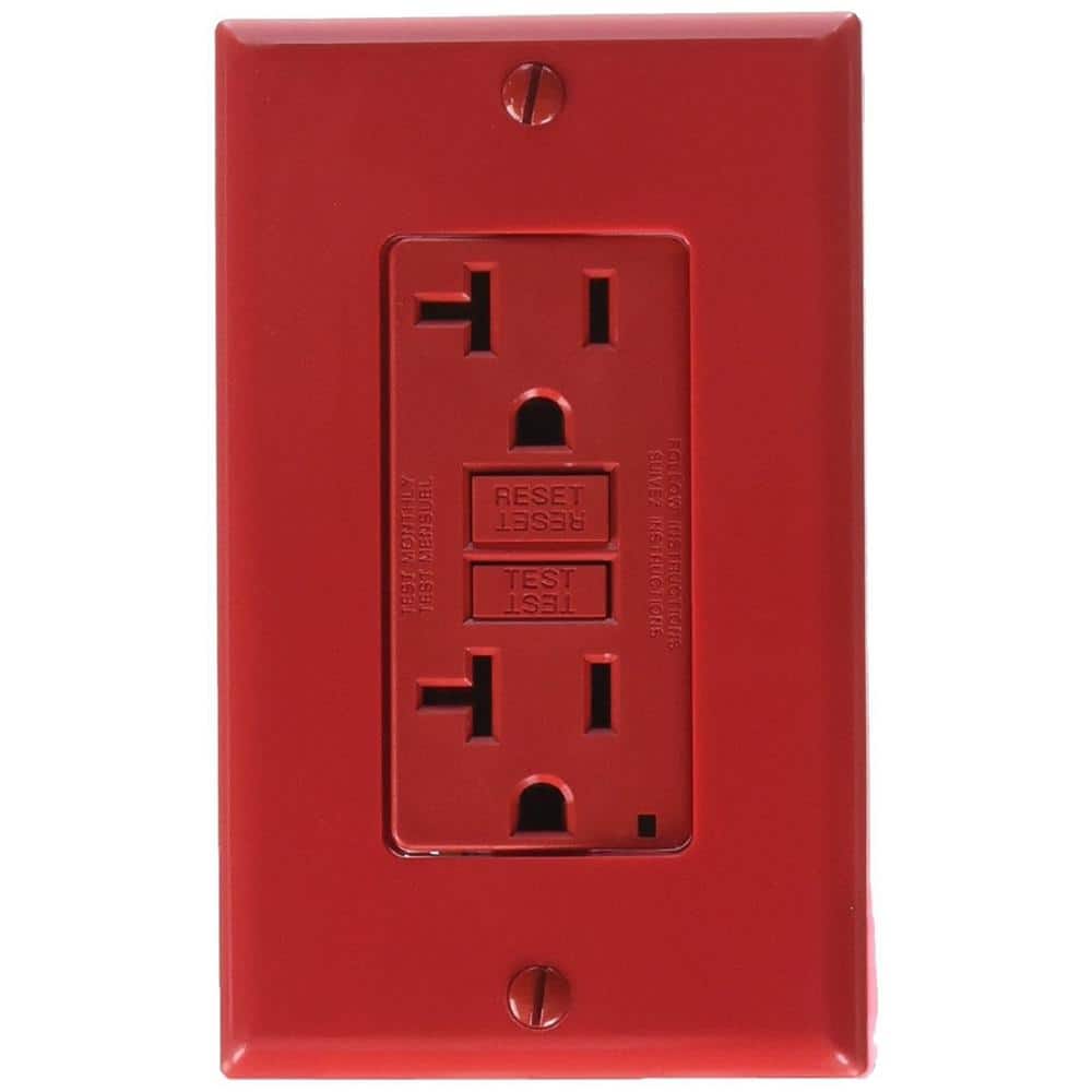Leviton Amp Self-Test SmartlockPro Slim Duplex GFCI Outlet