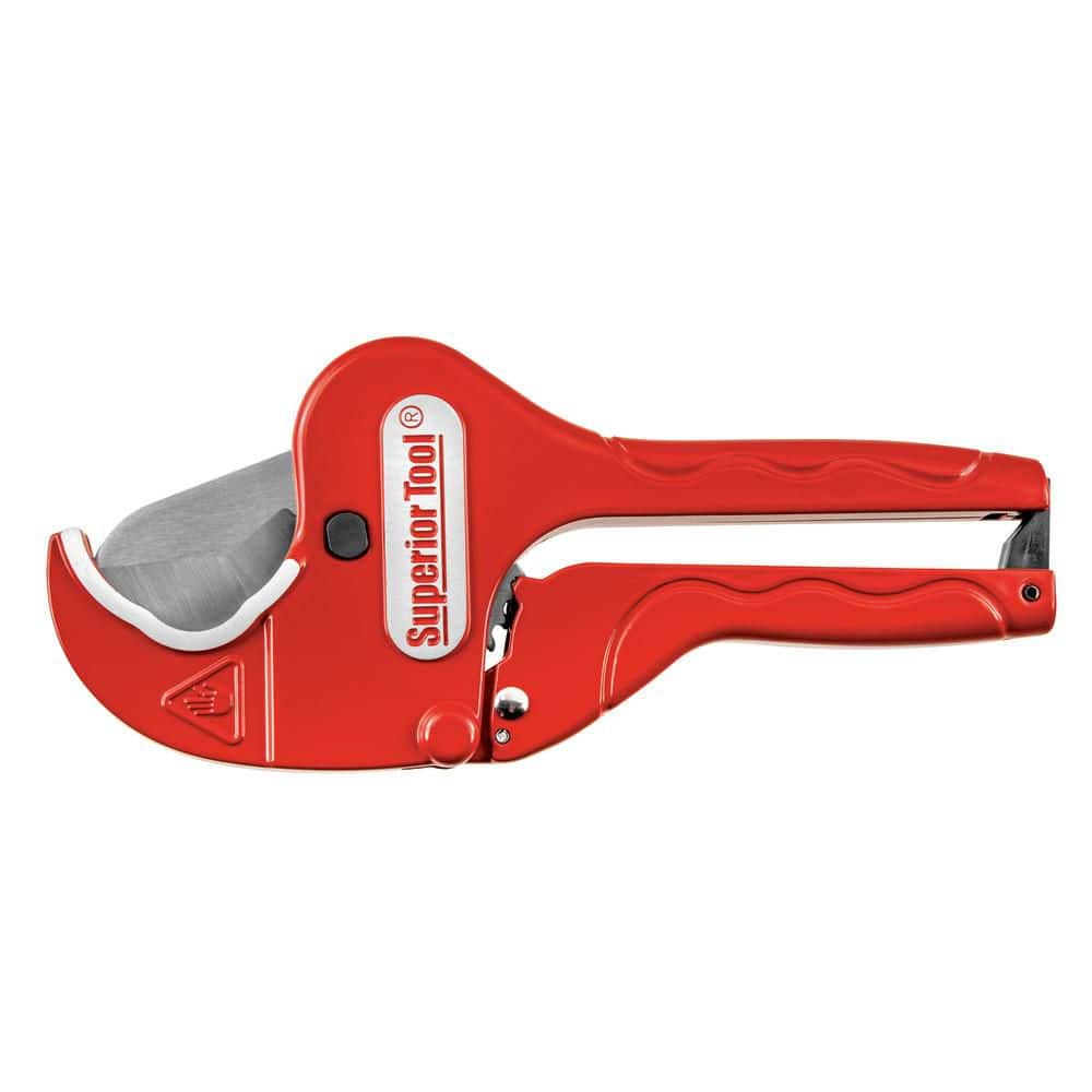 Superior Tool 1-1/4" Ratcheting PipeLOK PVC Cutter