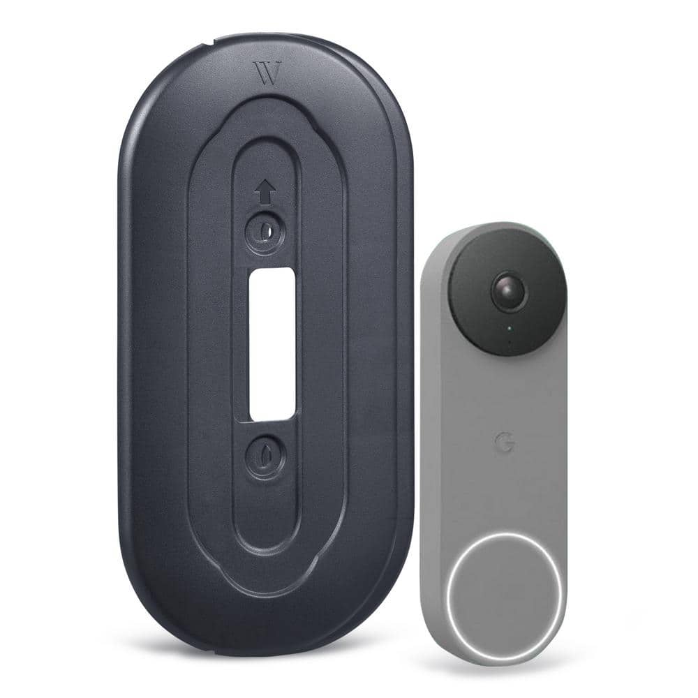 Wasserstein Wall Plate for Google Nest Doorbell (Wired, 2nd Gen) - Made for Google Nest