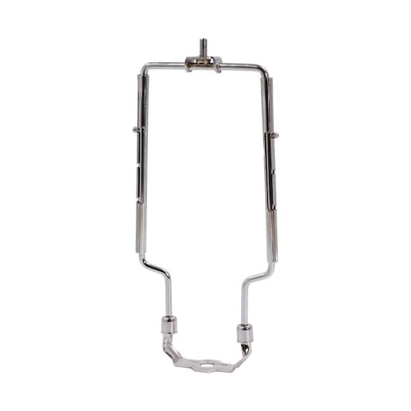 Commercial Electric 8 in. to 10 in. Adjustable Brushed Nickel Lamp Harp