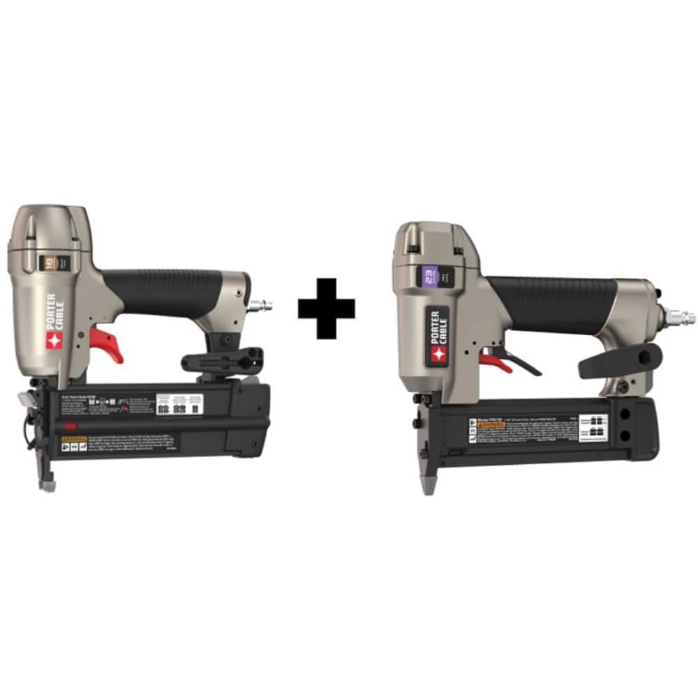 Porter-Cable Pneumatic 18-Gauge Brad Nailer Kit and Pneumatic 23-Gauge 1-3/8 in. Pin Nailer