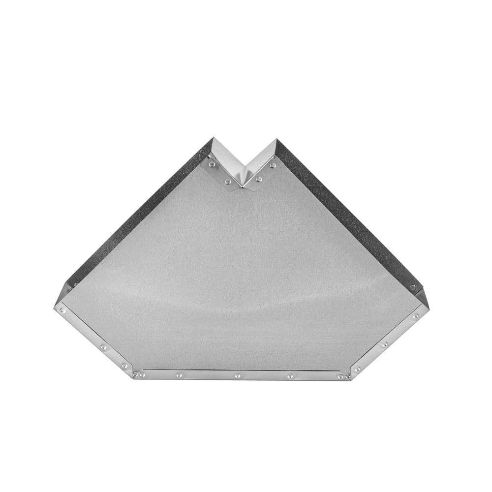 Master Flow 10 in. x 3-1/4 in. 90-Degree Rectangular Elbow