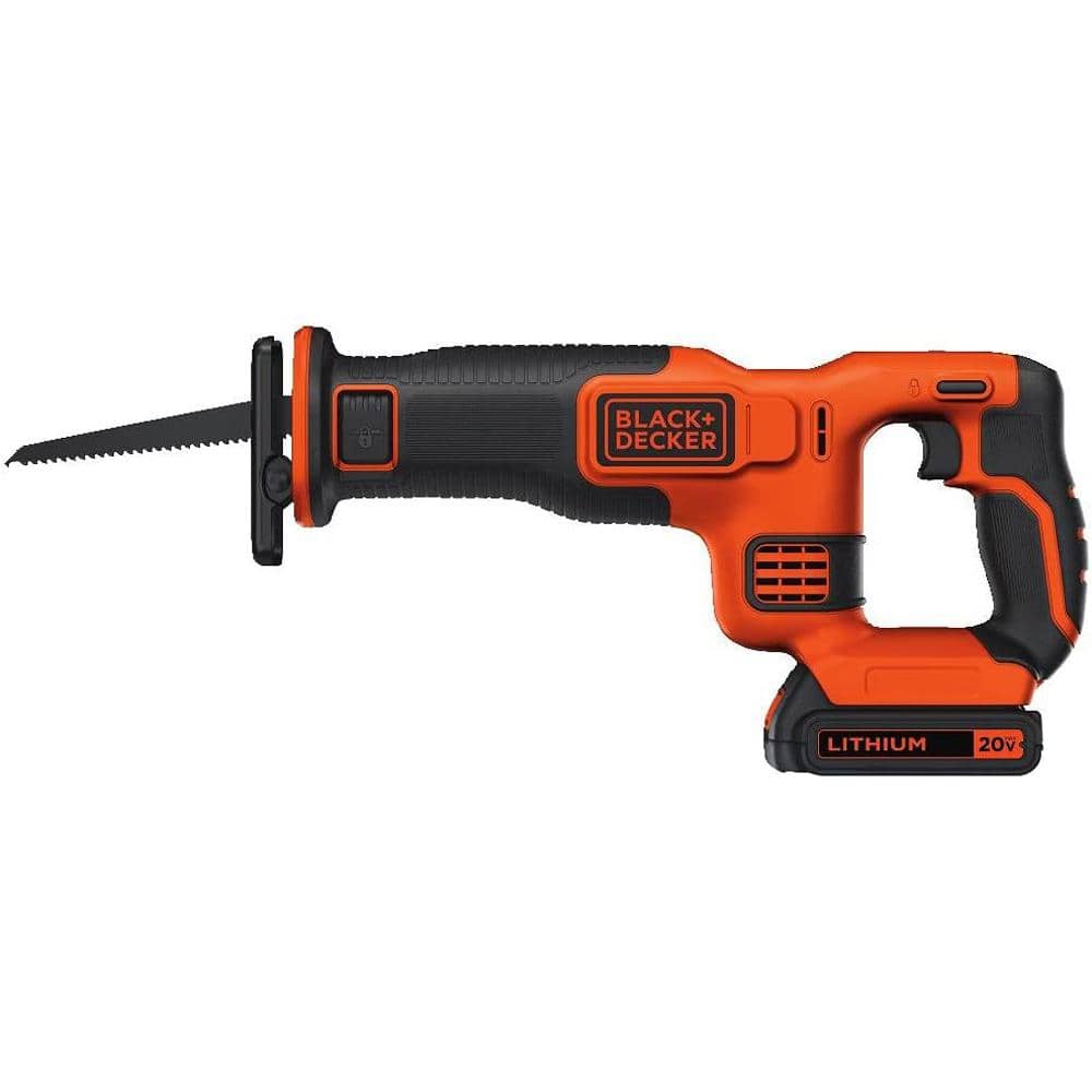 BLACK+DECKER 20V MAX Cordless Reciprocating Saw with 1.5Ahr Battery and Charger