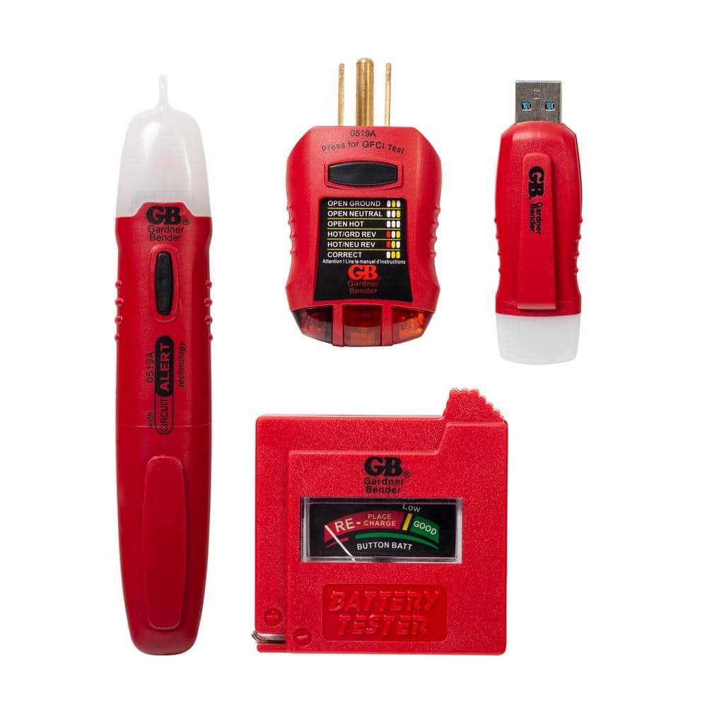 Gardner Bender Household Electrical Tester Kit (4-Piece)