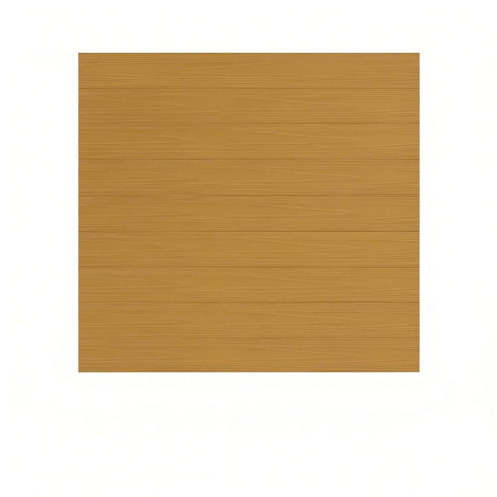 mondaria Durable 5. 5 ft. H x 5. 9 ft. W Teak WPC Waterproof Composite Fence Panel