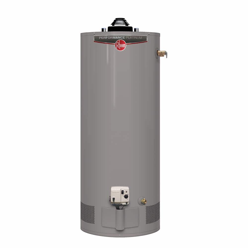 Rheem Performance Platinum 50 Gal. Short 12 Year 40,000 BTU Natural Gas Powered Damper Water Heater