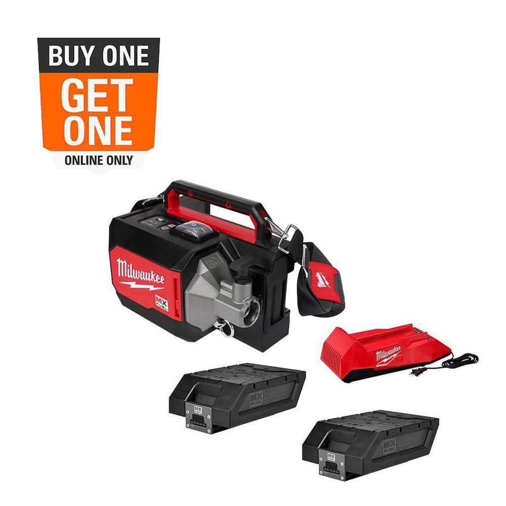 Milwaukee MX FUEL Lithium-Ion Cordless Briefcase Concrete Vibrator Kit with (2) Batteries and Charger
