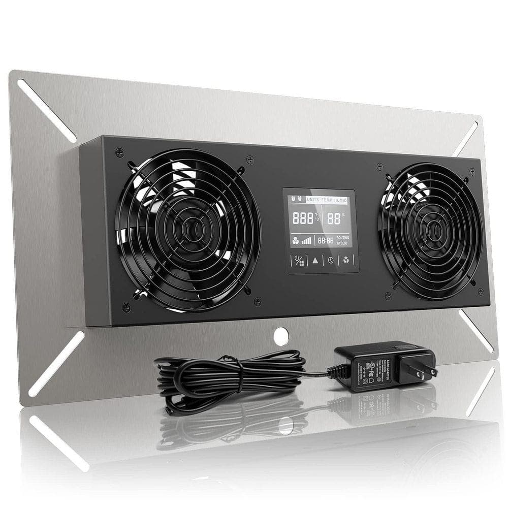 Laybus 240 CFM Crawl Space Basement Ventilator Fan with Temperature Humidity Speed Controller, for Attic, Garage, Crawl Space