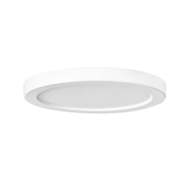 Commercial Electric 1-Pack 3-in-1 Universal Installation 4 in. White Integrated LED Recessed Light with Selectable Color Temperature