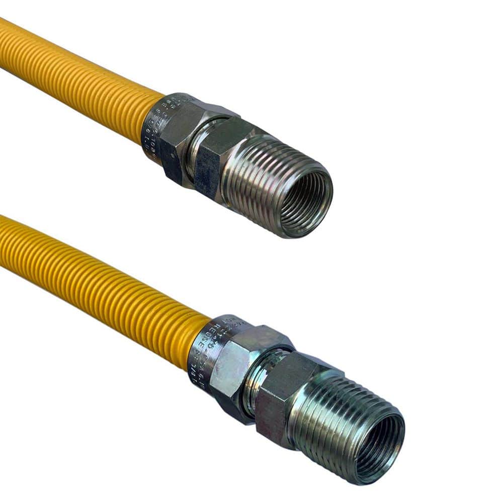 JONES STEPHENS 1/2 in. x 1.667 ft. CSST Stainless Steel Tubing